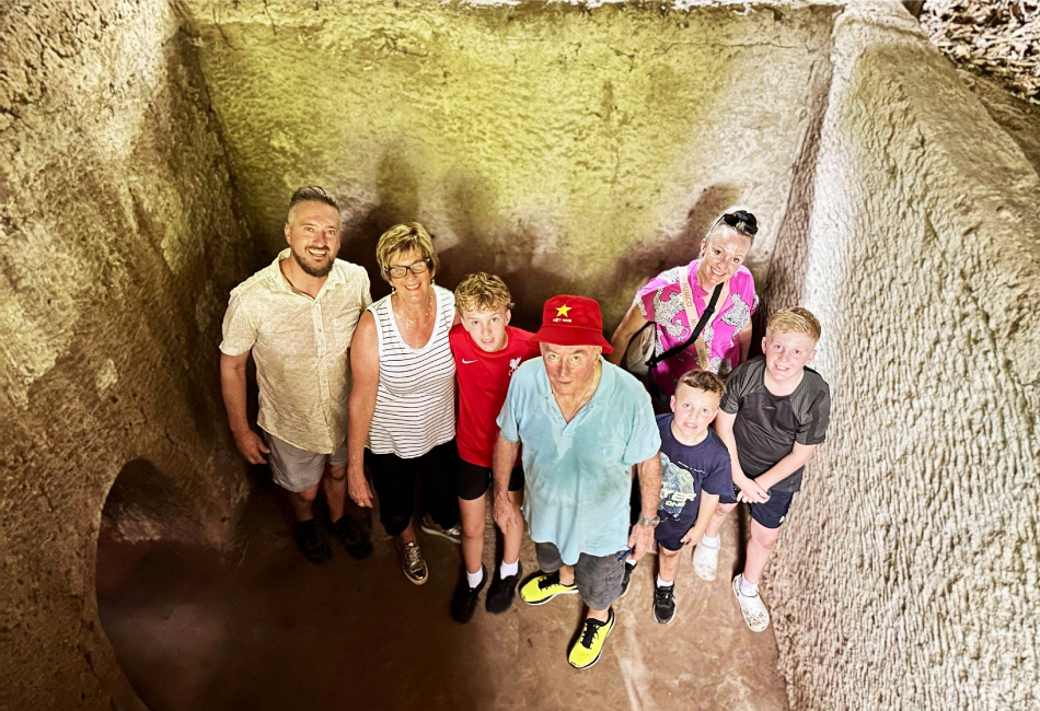 Les tunnels de Cu Chi Vietnam